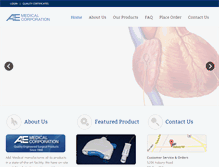 Tablet Screenshot of aemedical.com